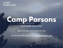 Tablet Screenshot of campparsons.com